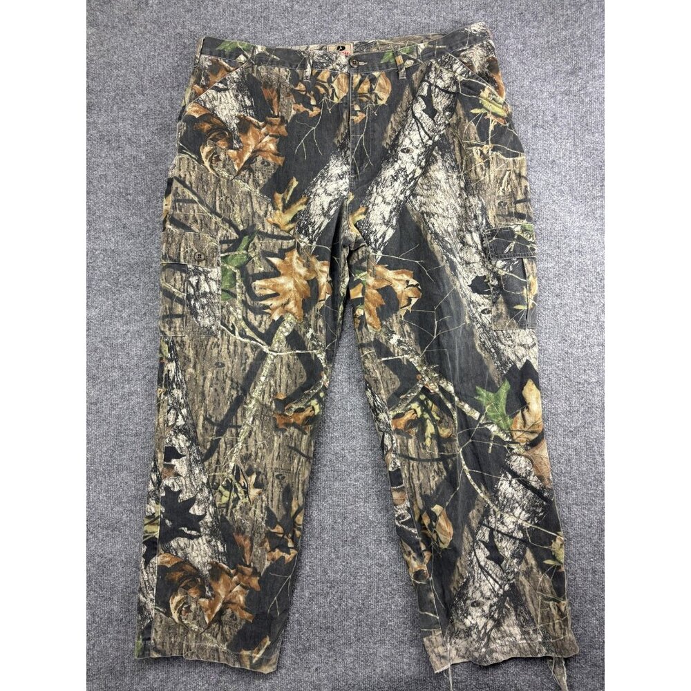 Mossy‎ Oak Pants Mens 2XL Camo Camouflage Hunting Outdoors Zip Fly Cotton Blend